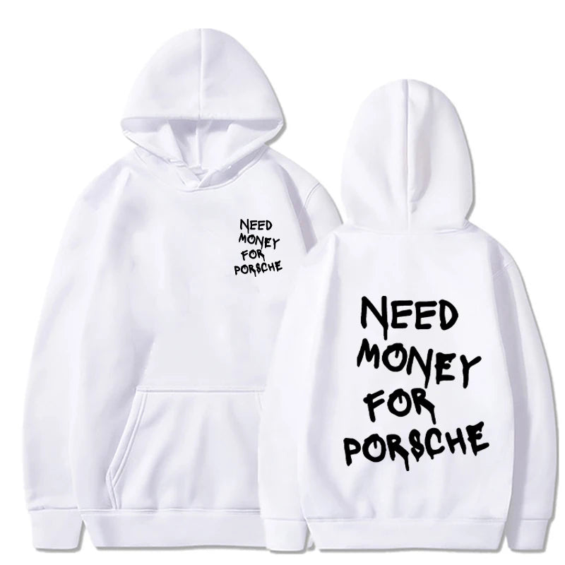 Funny Need Money Letter Printed Hooded Sweatshirt Fashion Design Men Women Fleece Autumn and Winter Couple Casual Tops-Style Heaven