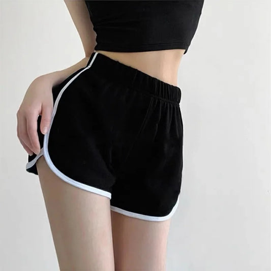 Women's High Waist Athletic Running Shorts - Soft And Comfortable Activewear Shorts For Casual And Sports Activities