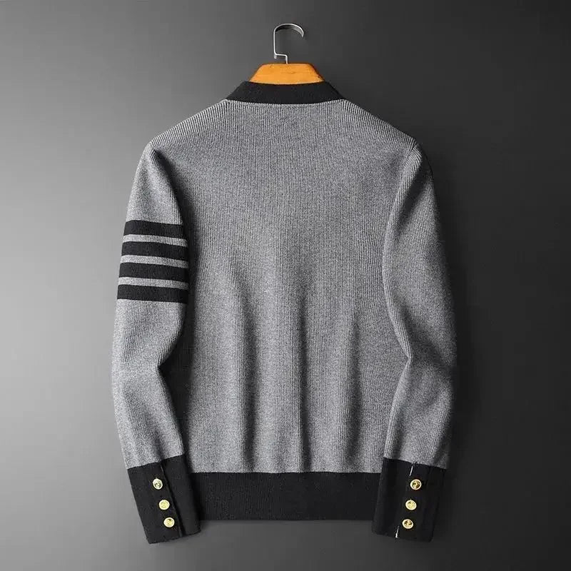 Jackets Korean Popular Clothes Knitwear Men's Sweaters High Quality Clothing Deals Original Aesthetic Knitted Cardigan Male-Style Heaven