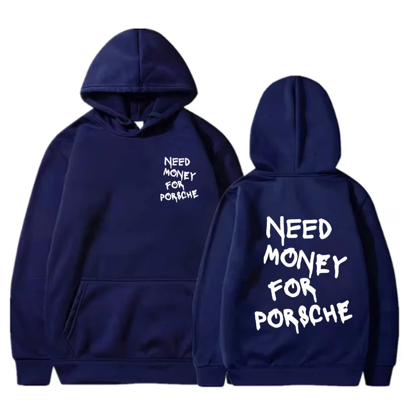 Funny Need Money Letter Printed Hooded Sweatshirt Fashion Design Men Women Fleece Autumn and Winter Couple Casual Tops-Style Heaven