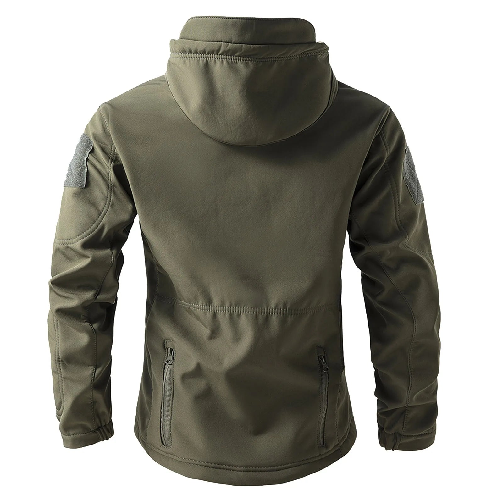 Men's Hooded Tactical Fleece Jackets Solid Outdoor Sport Climbing Hiking Camping Windbreak Multi-Pockets Three-in-One Outwears-Style Heaven