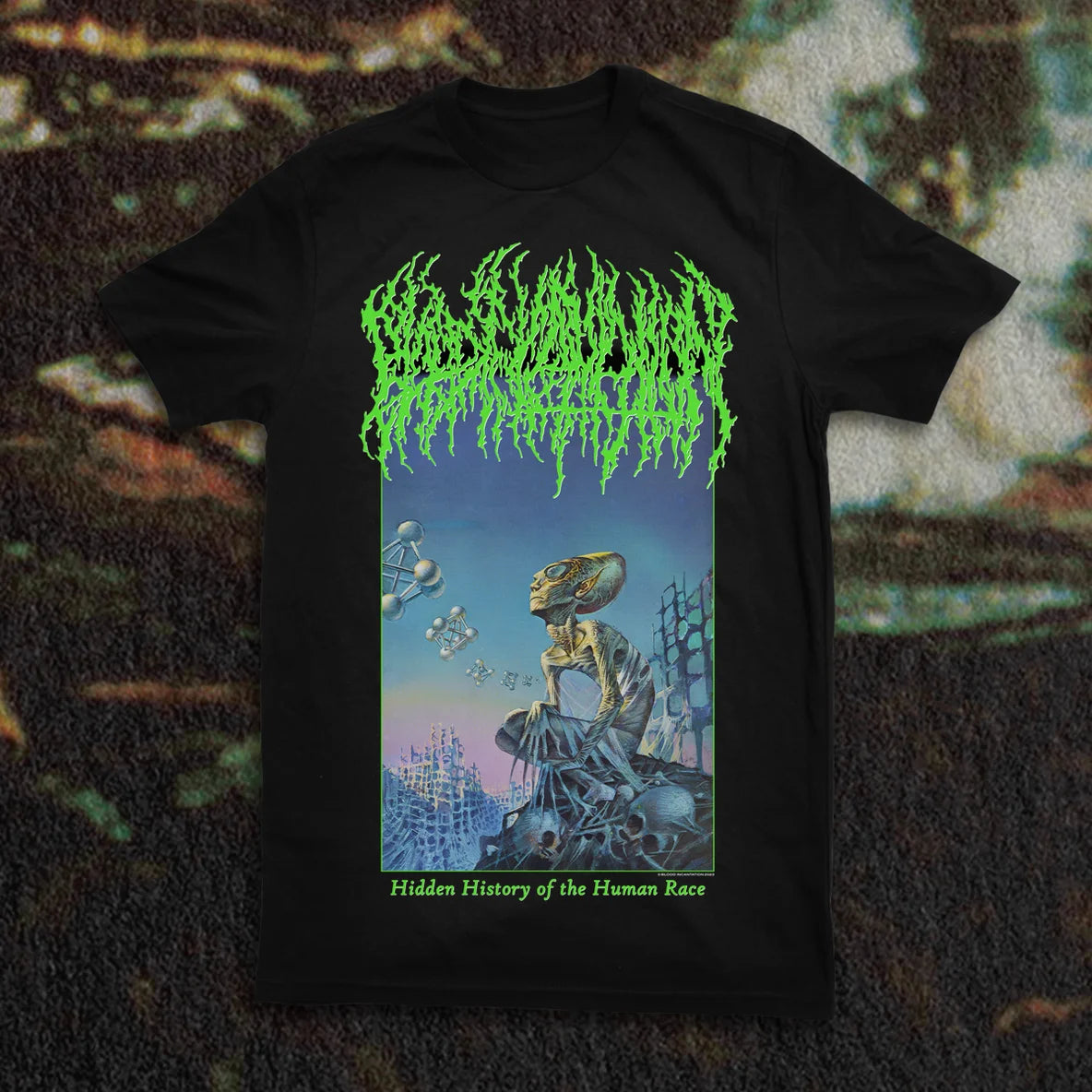 BLOOD INCANTATION "HIDDEN HISTORY FULL COLOR" SHIRT (PRE-ORDER)-Style Heaven