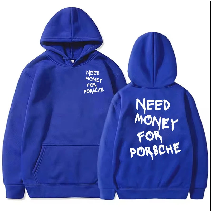 Funny Need Money Letter Printed Hooded Sweatshirt Fashion Design Men Women Fleece Autumn and Winter Couple Casual Tops-Style Heaven