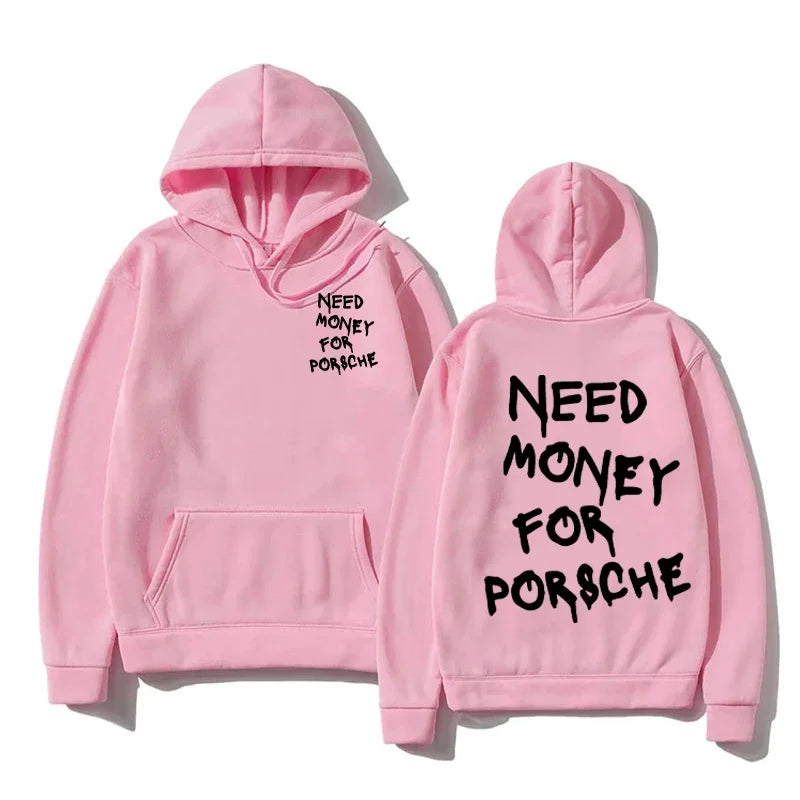 Funny Need Money Letter Printed Hooded Sweatshirt Fashion Design Men Women Fleece Autumn and Winter Couple Casual Tops-Style Heaven