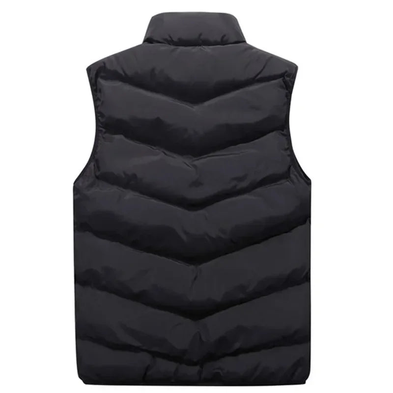 8XL 7XL Plus size vest men Brand Men Jacket Sleeveless Vests Winter Jackets man Casual Coats Men's Vest Cotton Thicken Waistcoat-Style Heaven