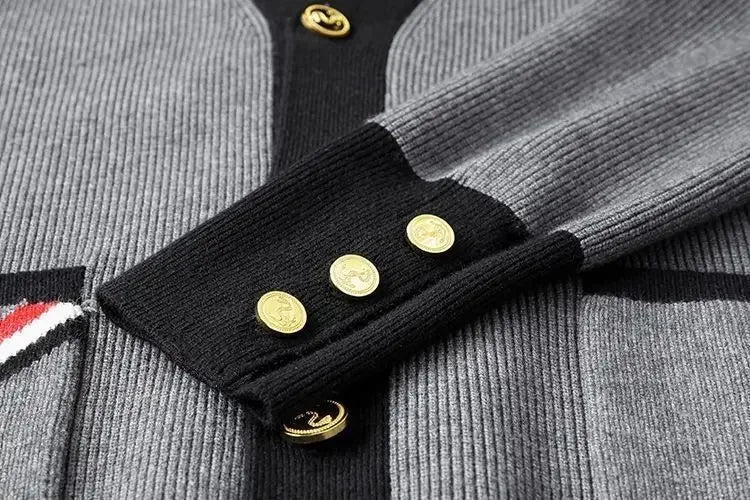 Jackets Korean Popular Clothes Knitwear Men's Sweaters High Quality Clothing Deals Original Aesthetic Knitted Cardigan Male-Style Heaven