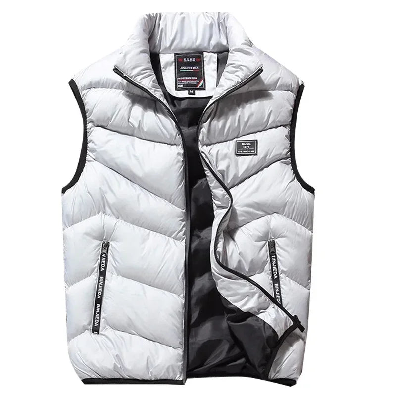 8XL 7XL Plus size vest men Brand Men Jacket Sleeveless Vests Winter Jackets man Casual Coats Men's Vest Cotton Thicken Waistcoat-Style Heaven