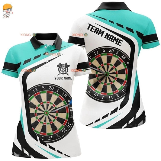 Personalized 3D printed jersey men's dart polo shirt team player dart uniform TDM1365- short sleeved POIO shirt-Style Heaven