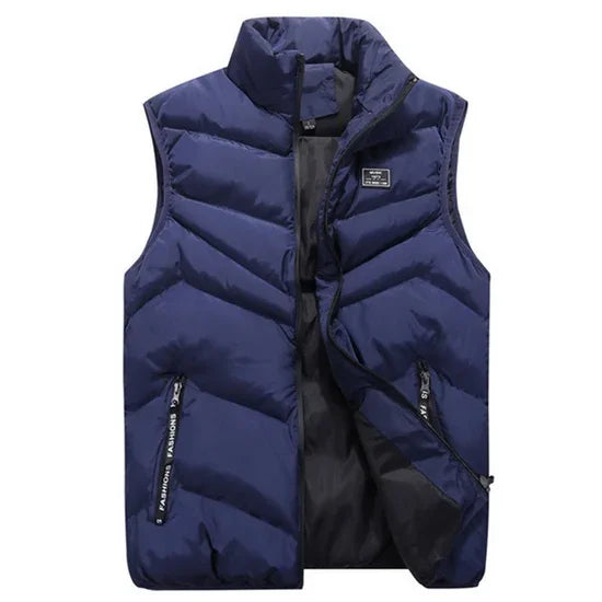 8XL 7XL Plus size vest men Brand Men Jacket Sleeveless Vests Winter Jackets man Casual Coats Men's Vest Cotton Thicken Waistcoat-Style Heaven