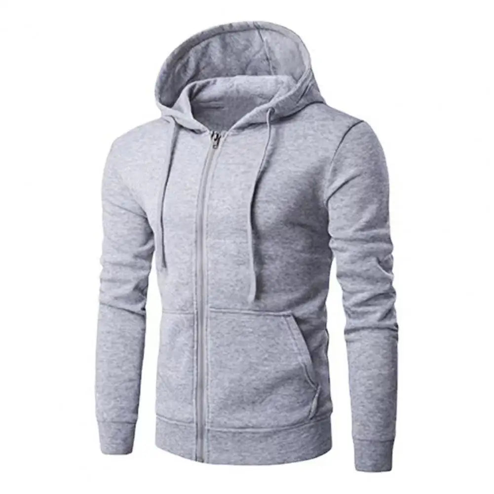 Autumn Men Sweatshirts Long Sleeve Jacket Hoodie Zipper Closure Jacket Male Hoodies Sweatshirt Slim Fit Male Clothing-Style Heaven