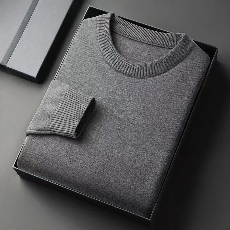 Men's Dress Crew Neck Sweater Slim Fit Lightweight Sweatshirts Knitted Pullover Streetwear Casual Fashion Long Sleeve Sweater-Style Heaven