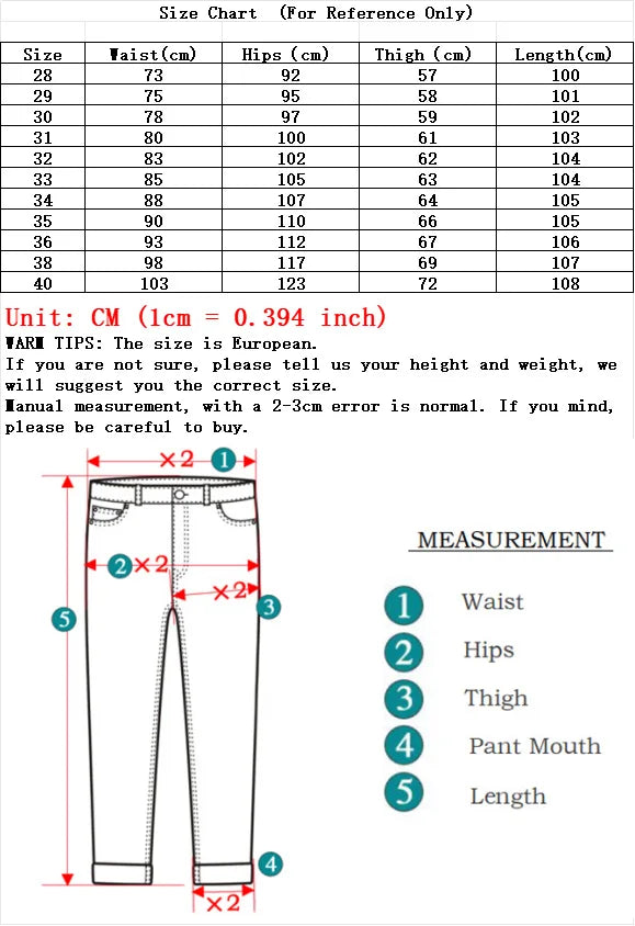 2025 Spring Summer Thin Classic Men's Business Jeans Stretch Trousers Casual Straight Denim Pants  Brand Male Clothing 28-40-Style Heaven