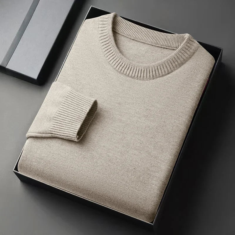 Men's Dress Crew Neck Sweater Slim Fit Lightweight Sweatshirts Knitted Pullover Streetwear Casual Fashion Long Sleeve Sweater-Style Heaven