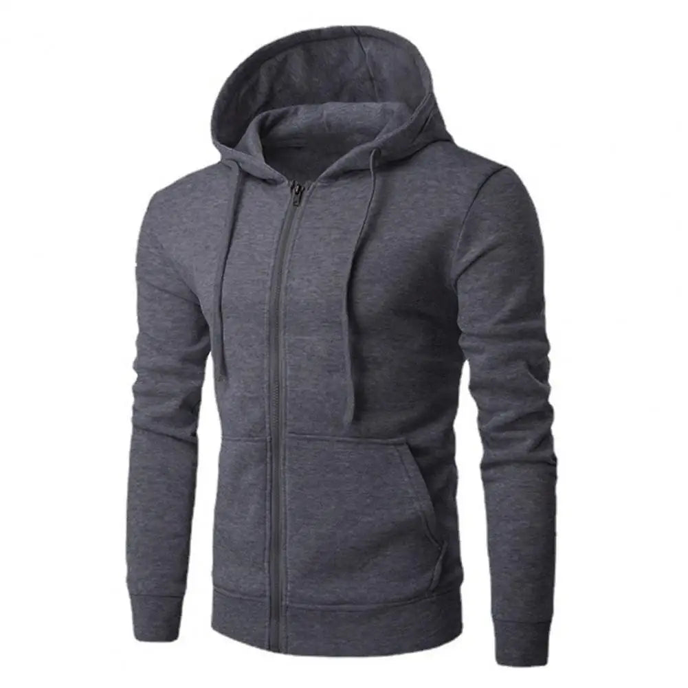 Autumn Men Sweatshirts Long Sleeve Jacket Hoodie Zipper Closure Jacket Male Hoodies Sweatshirt Slim Fit Male Clothing-Style Heaven